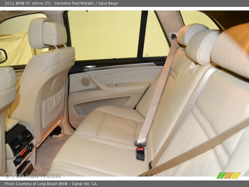 Vermilion Red Metallic / Sand Beige 2011 BMW X5 xDrive 35i