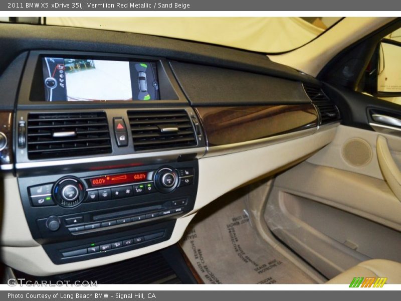 Vermilion Red Metallic / Sand Beige 2011 BMW X5 xDrive 35i