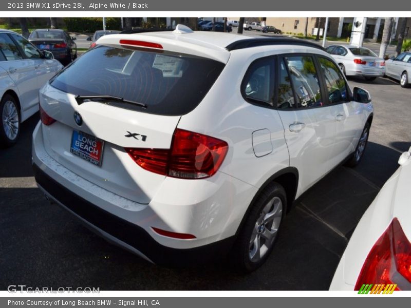 Alpine White / Black 2013 BMW X1 sDrive 28i
