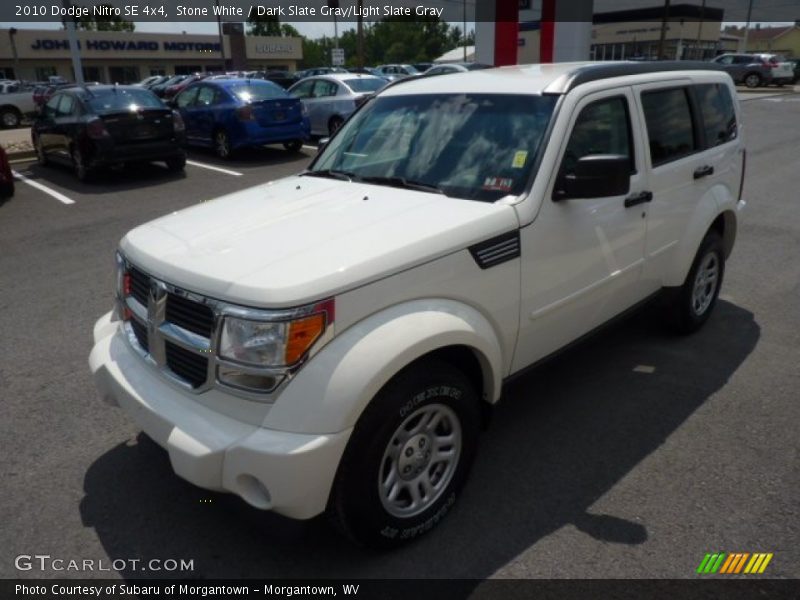 Stone White / Dark Slate Gray/Light Slate Gray 2010 Dodge Nitro SE 4x4