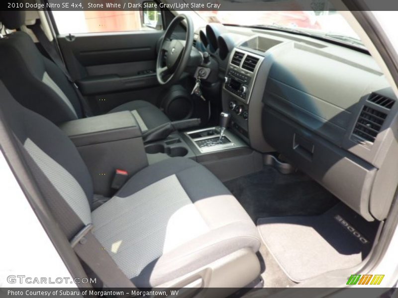 Stone White / Dark Slate Gray/Light Slate Gray 2010 Dodge Nitro SE 4x4