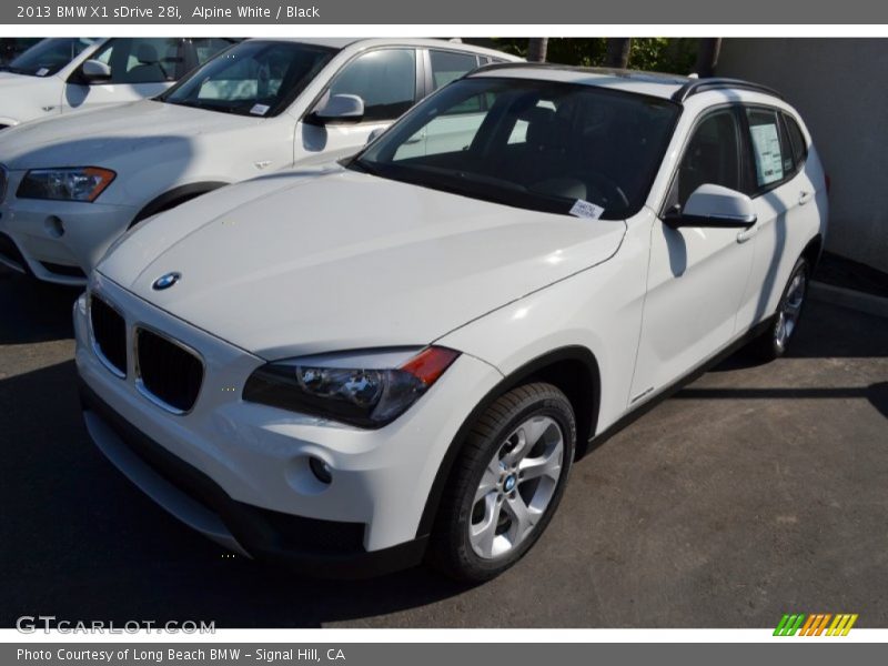 Alpine White / Black 2013 BMW X1 sDrive 28i