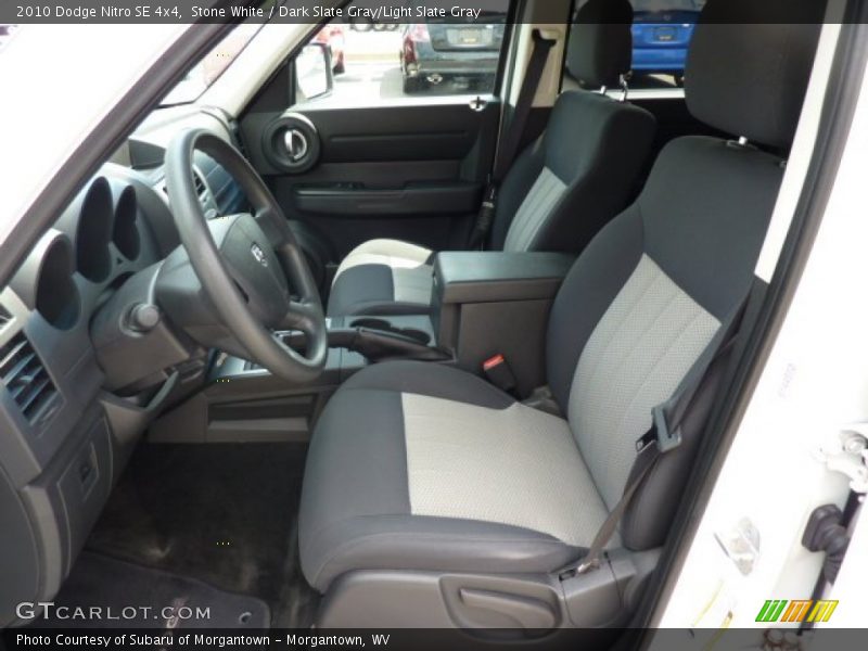 Stone White / Dark Slate Gray/Light Slate Gray 2010 Dodge Nitro SE 4x4