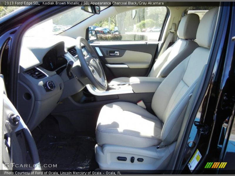 Kodiak Brown Metallic / SEL Appearance Charcoal Black/Gray Alcantara 2013 Ford Edge SEL