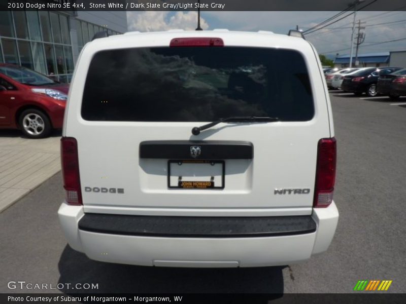 Stone White / Dark Slate Gray/Light Slate Gray 2010 Dodge Nitro SE 4x4
