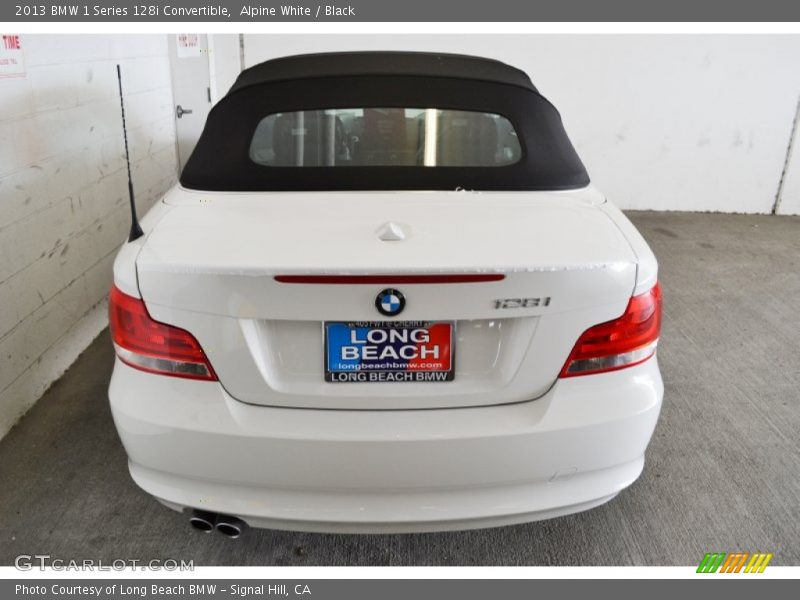 Alpine White / Black 2013 BMW 1 Series 128i Convertible