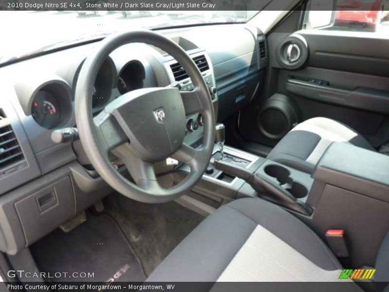 Stone White / Dark Slate Gray/Light Slate Gray 2010 Dodge Nitro SE 4x4