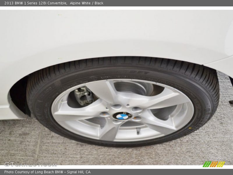 Alpine White / Black 2013 BMW 1 Series 128i Convertible