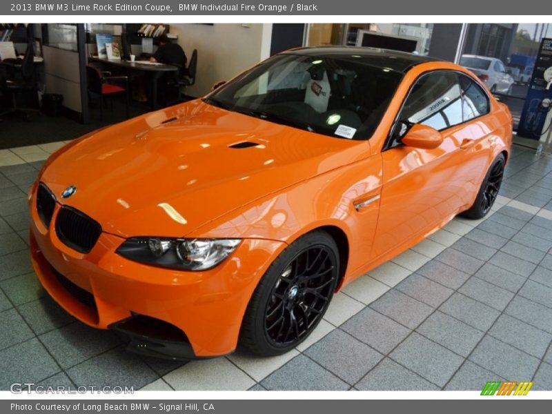 Front 3/4 View of 2013 M3 Lime Rock Edition Coupe