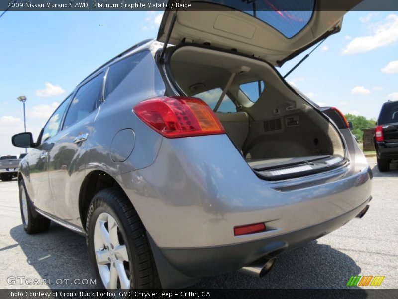 Platinum Graphite Metallic / Beige 2009 Nissan Murano S AWD