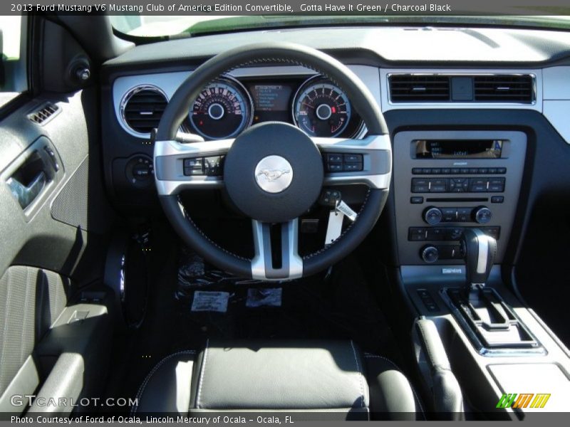 Dashboard of 2013 Mustang V6 Mustang Club of America Edition Convertible