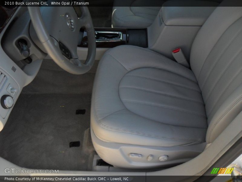 White Opal / Titanium 2010 Buick Lucerne CXL