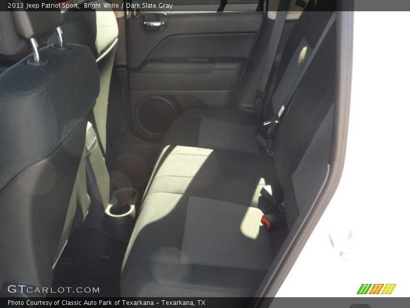 Bright White / Dark Slate Gray 2013 Jeep Patriot Sport