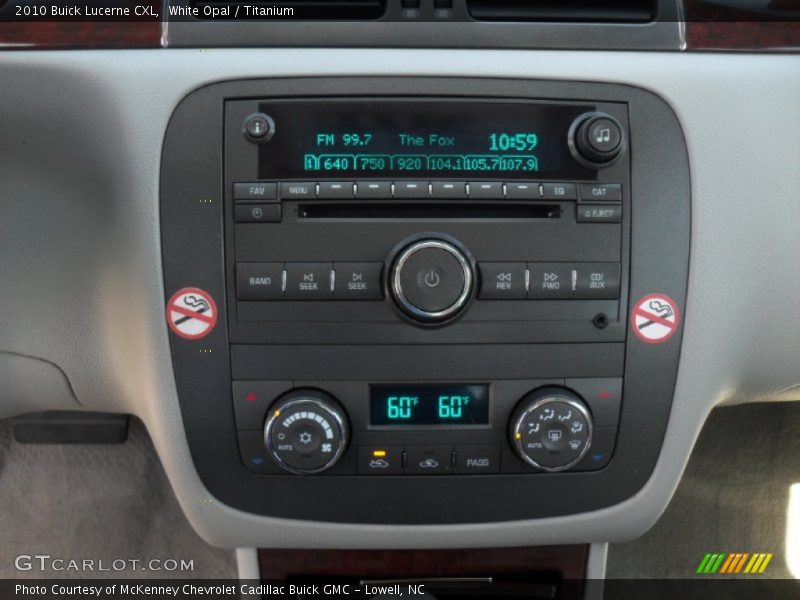 White Opal / Titanium 2010 Buick Lucerne CXL