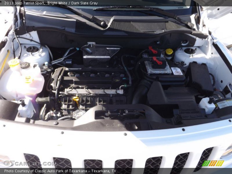 Bright White / Dark Slate Gray 2013 Jeep Patriot Sport