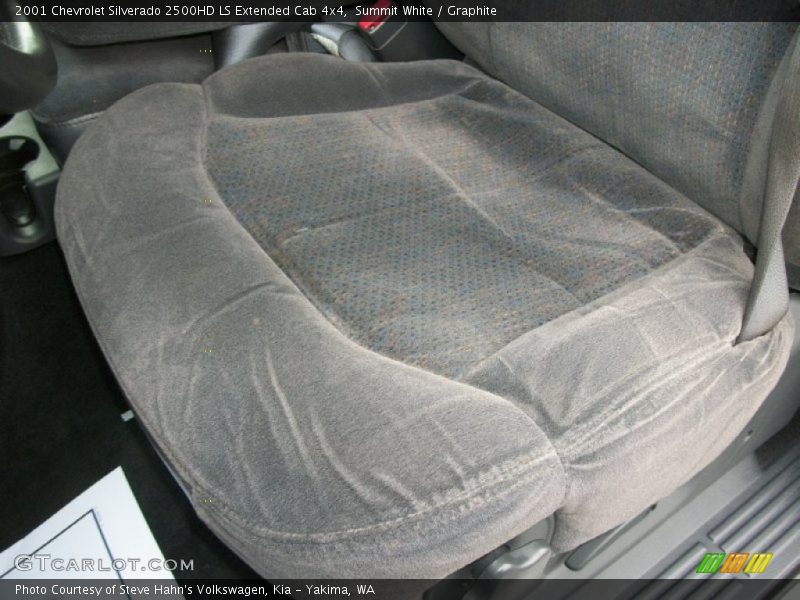 Summit White / Graphite 2001 Chevrolet Silverado 2500HD LS Extended Cab 4x4
