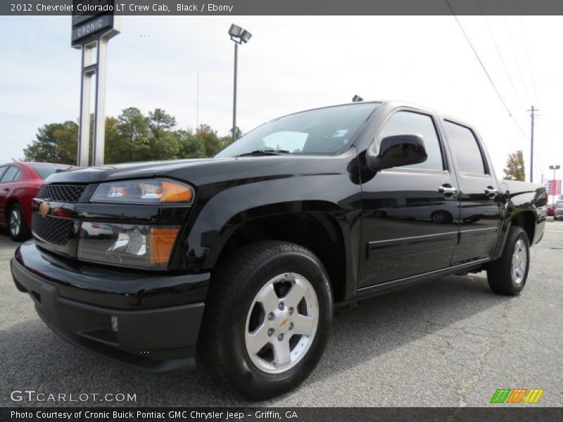 Black / Ebony 2012 Chevrolet Colorado LT Crew Cab