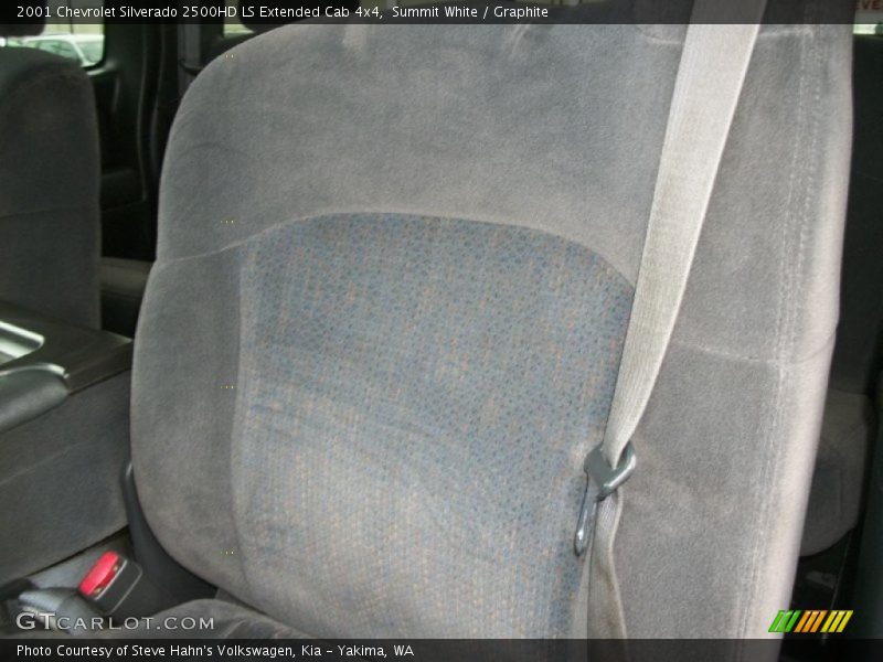 Summit White / Graphite 2001 Chevrolet Silverado 2500HD LS Extended Cab 4x4