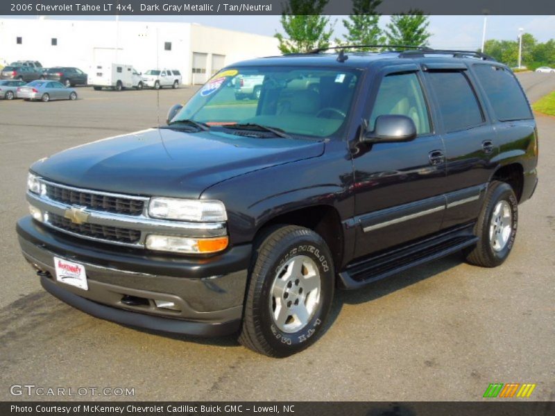 Dark Gray Metallic / Tan/Neutral 2006 Chevrolet Tahoe LT 4x4