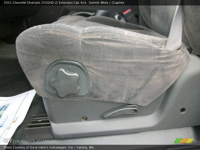 Summit White / Graphite 2001 Chevrolet Silverado 2500HD LS Extended Cab 4x4