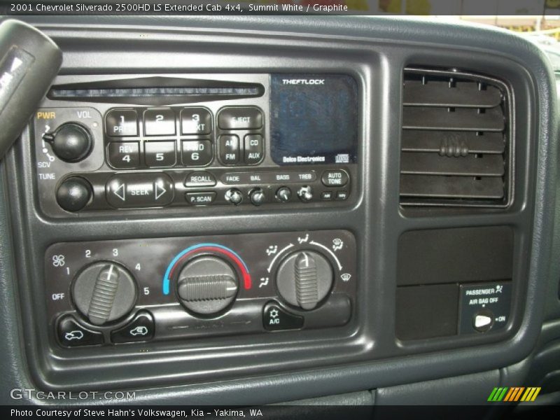 Summit White / Graphite 2001 Chevrolet Silverado 2500HD LS Extended Cab 4x4