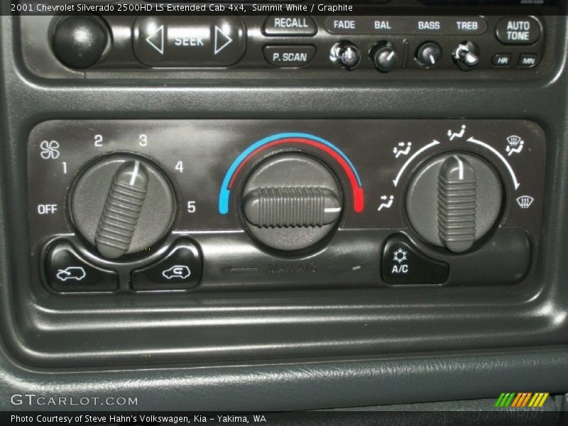 Summit White / Graphite 2001 Chevrolet Silverado 2500HD LS Extended Cab 4x4