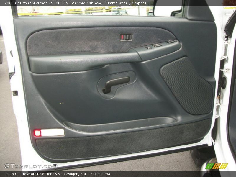 Summit White / Graphite 2001 Chevrolet Silverado 2500HD LS Extended Cab 4x4