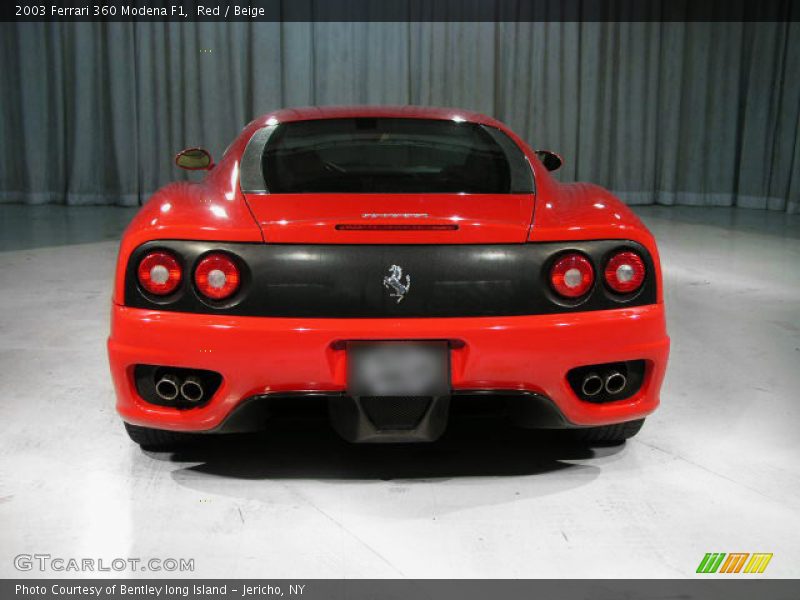 Red / Beige 2003 Ferrari 360 Modena F1