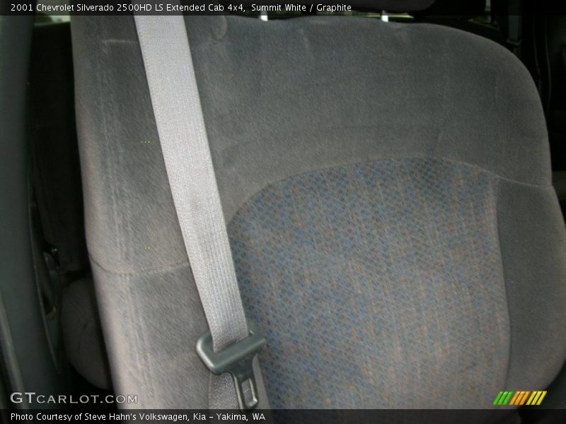 Summit White / Graphite 2001 Chevrolet Silverado 2500HD LS Extended Cab 4x4