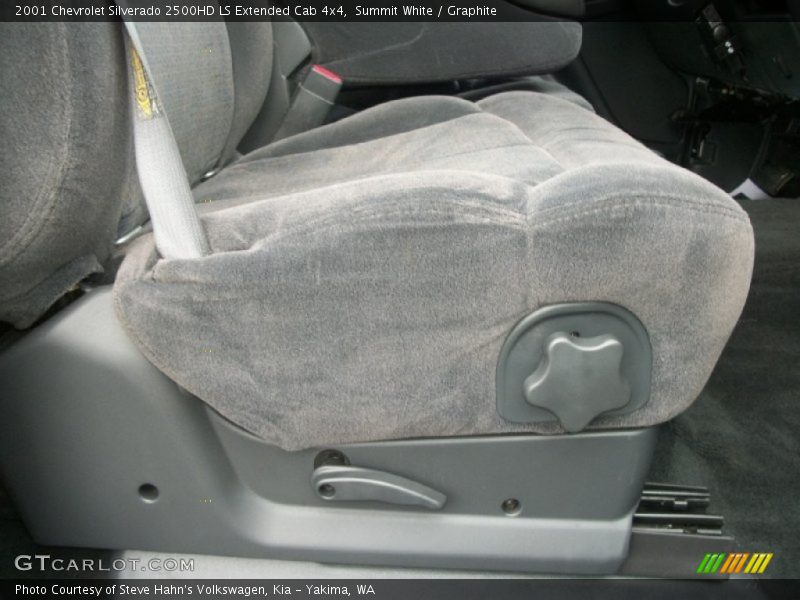 Summit White / Graphite 2001 Chevrolet Silverado 2500HD LS Extended Cab 4x4