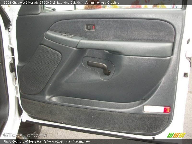 Summit White / Graphite 2001 Chevrolet Silverado 2500HD LS Extended Cab 4x4