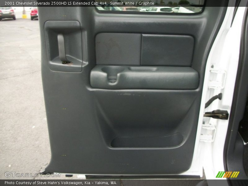 Summit White / Graphite 2001 Chevrolet Silverado 2500HD LS Extended Cab 4x4