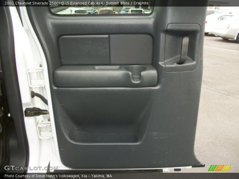 Summit White / Graphite 2001 Chevrolet Silverado 2500HD LS Extended Cab 4x4