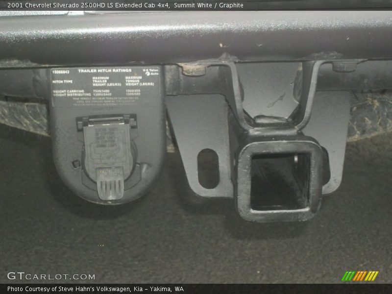 Summit White / Graphite 2001 Chevrolet Silverado 2500HD LS Extended Cab 4x4