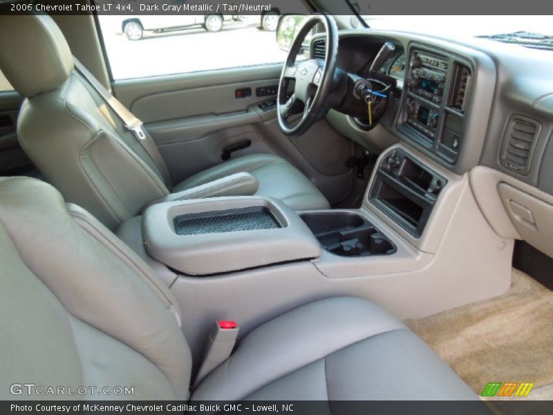 Dark Gray Metallic / Tan/Neutral 2006 Chevrolet Tahoe LT 4x4