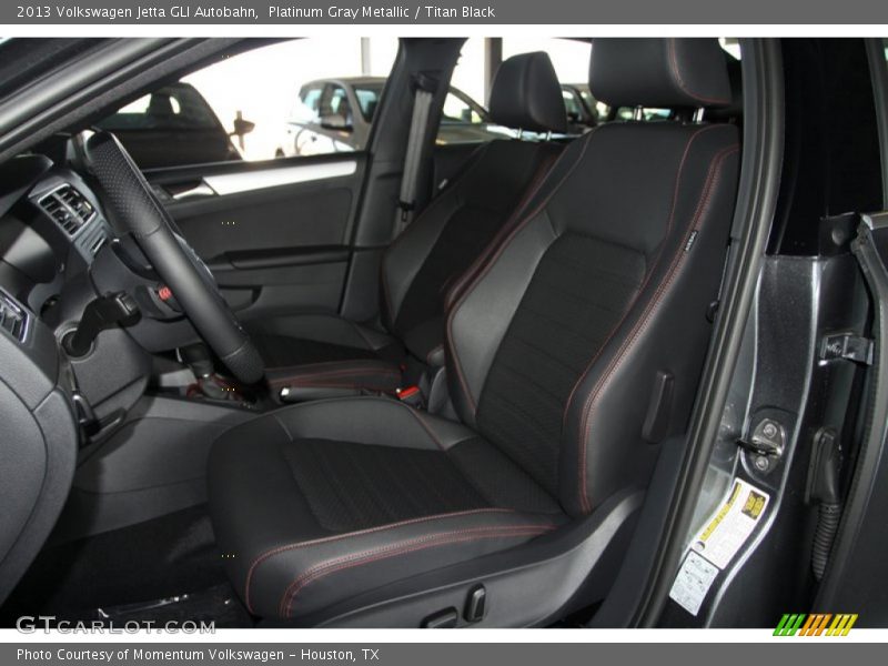 Platinum Gray Metallic / Titan Black 2013 Volkswagen Jetta GLI Autobahn