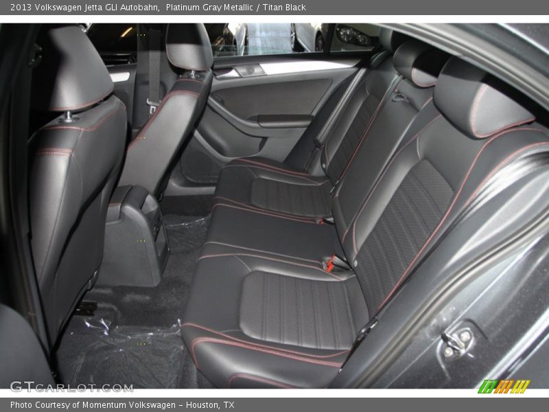 Rear Seat of 2013 Jetta GLI Autobahn