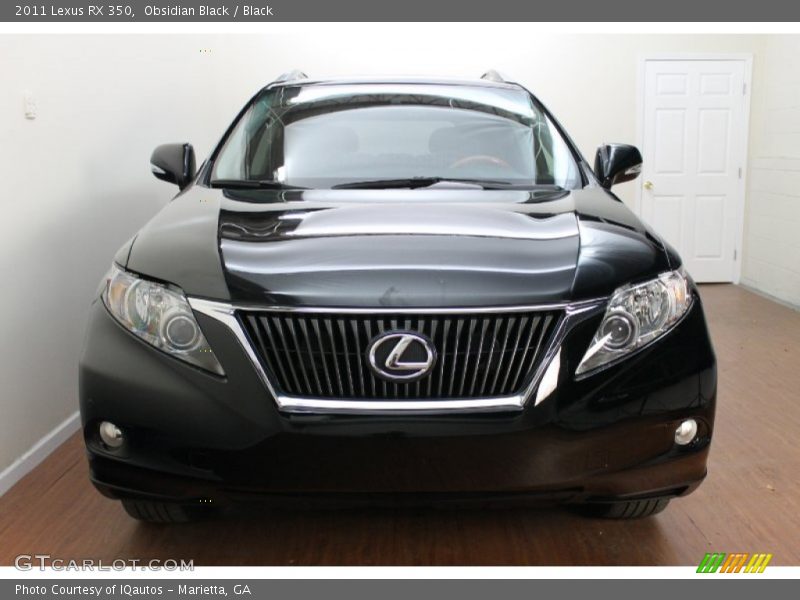 Obsidian Black / Black 2011 Lexus RX 350