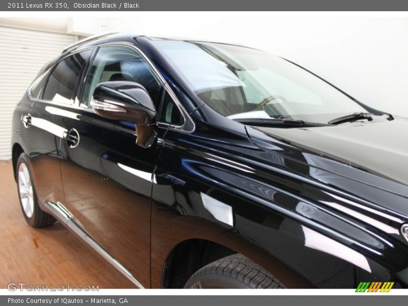 Obsidian Black / Black 2011 Lexus RX 350