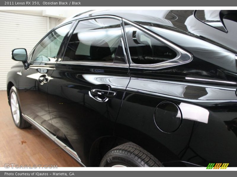 Obsidian Black / Black 2011 Lexus RX 350
