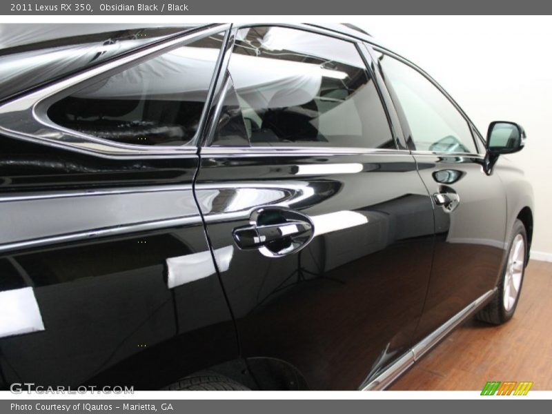 Obsidian Black / Black 2011 Lexus RX 350