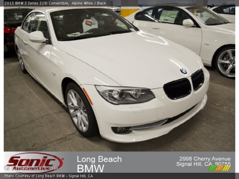 Alpine White / Black 2013 BMW 3 Series 328i Convertible