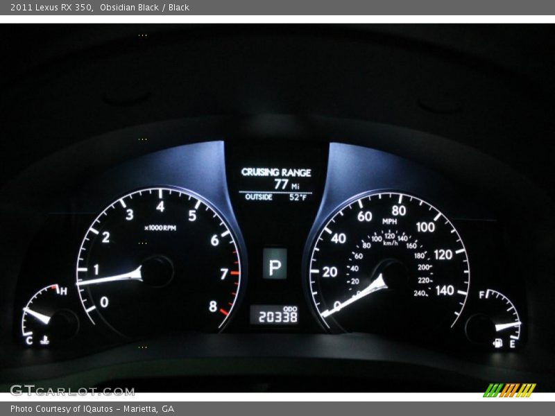 Obsidian Black / Black 2011 Lexus RX 350
