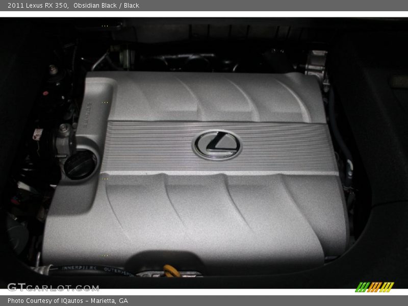 Obsidian Black / Black 2011 Lexus RX 350