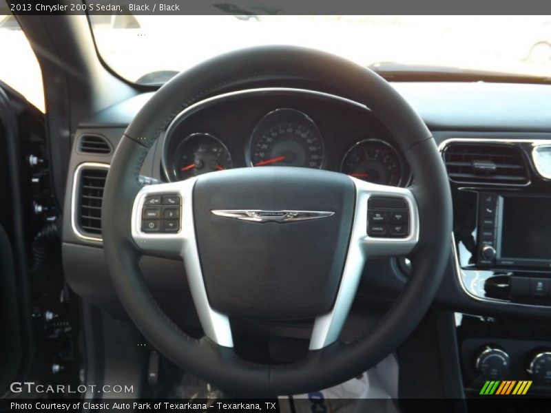 Black / Black 2013 Chrysler 200 S Sedan