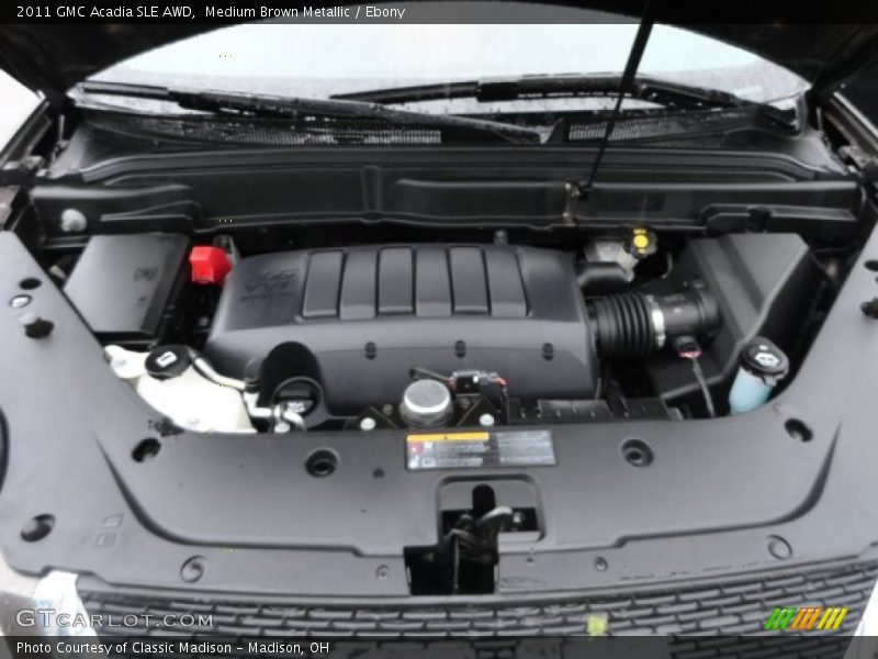 Medium Brown Metallic / Ebony 2011 GMC Acadia SLE AWD
