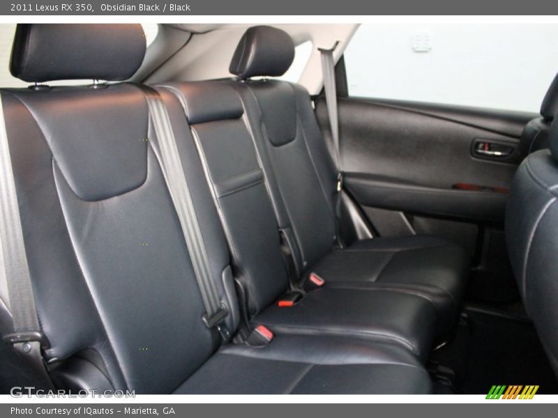 Obsidian Black / Black 2011 Lexus RX 350