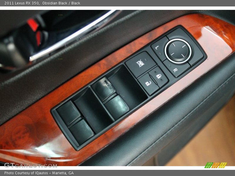 Obsidian Black / Black 2011 Lexus RX 350