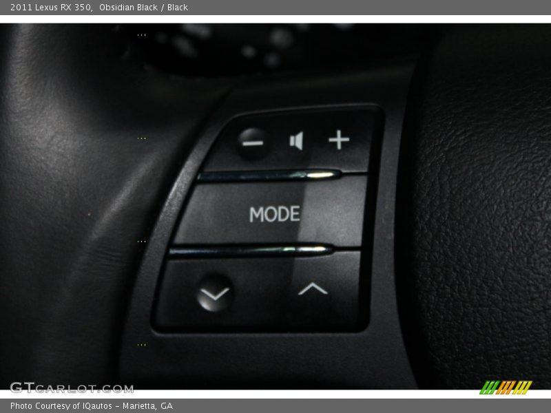 Obsidian Black / Black 2011 Lexus RX 350