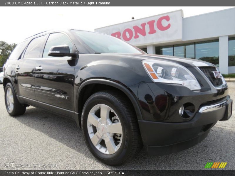 Carbon Black Metallic / Light Titanium 2008 GMC Acadia SLT